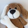 Catelus de plus crosetat - Teddy - jucarie crosetata handmade, Crosetiq