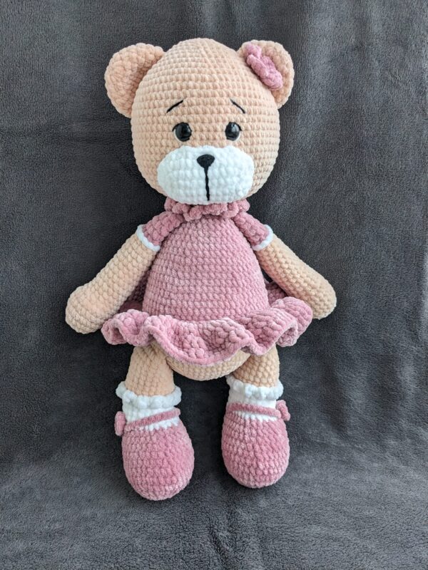 Ursuleț croșetat Rozeta Ursuleț croșetat Rozeta - jucarie crosetata handmade, Crosetiq
