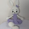 Iepuras balerina crosetat - jucarie crosetata handmade, Crosetiq