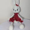 Iepuras balerina crosetat - jucarie crosetata handmade, Crosetiq