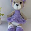 Ursulet crosetat Nora - jucarie crosetata handmade, Crosetiq
