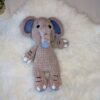 Elefant crosetat Ene - jucarie crosetata handmade, Crosetiq