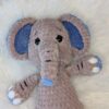 Elefant crosetat Ene - jucarie crosetata handmade, Crosetiq