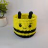 Coșuleț croșetat – model albinuță - produs handmade Crosetiq