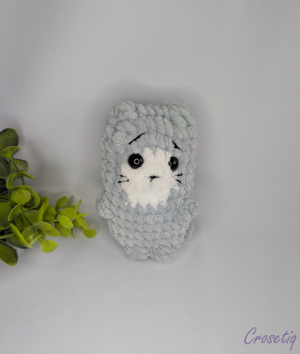Pisicuță croșetată Kity - jucarie crosetata handmade, Crosetiq