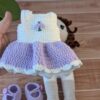 Papușă croșetată Amelia - jucarie crosetata handmade, Crosetiq