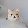 Breloc croșetat pisicuță - breloc crosetat handmade, Crosetiq