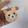 Breloc croșetat pisicuță - breloc crosetat handmade, Crosetiq