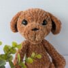 Cătel croșetat Bruno - jucarie crosetata handmade, Crosetiq