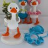 Gâsculită croșetată Goguța - jucarie crosetata handmade, Crosetiq