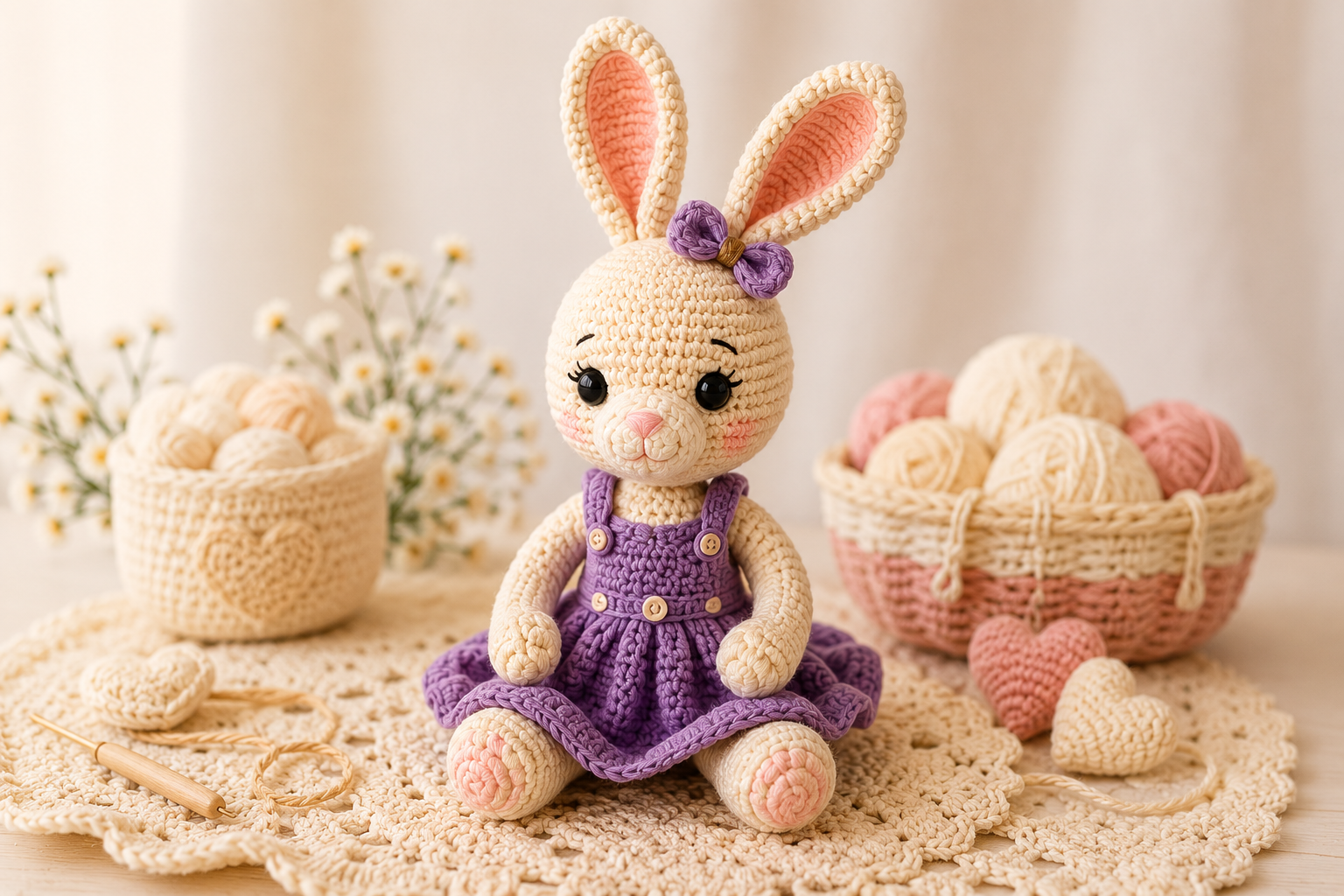 Jucării croșetate handmade