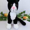 Pisicuță croșetată Dumitra - jucarie crosetata handmade, Crosetiq