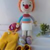 Păpușă croșetată Clovni Păpușă croșetată Clovni - jucarie crosetata handmade, Crosetiq