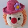 Păpușă croșetată Clovni Păpușă croșetată Clovni - jucarie crosetata handmade, Crosetiq