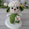 Oiță croșetată Lana - breloc crosetat handmade, Crosetiq