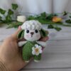 Oiță croșetată Lana - breloc crosetat handmade, Crosetiq